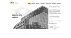 Desktop Screenshot of mapegroup.com