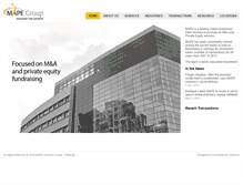 Tablet Screenshot of mapegroup.com
